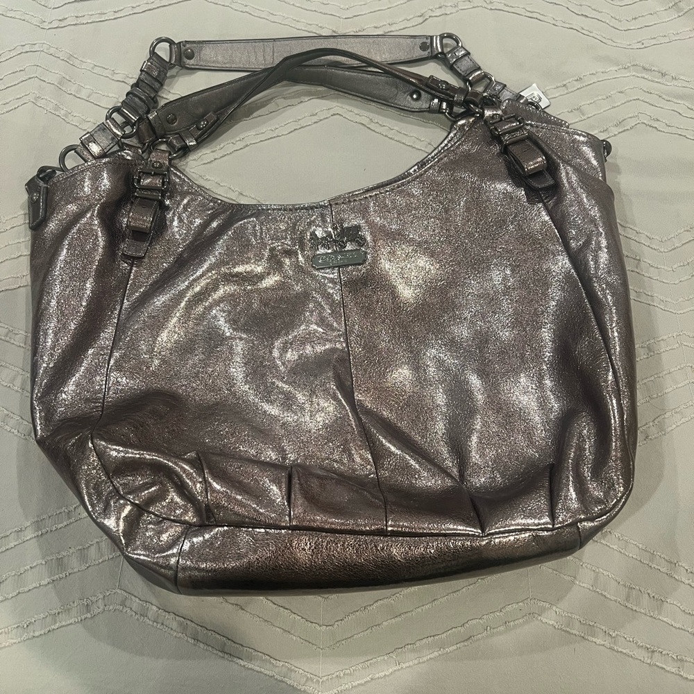 Coach Metallic Silver Women's Bag
